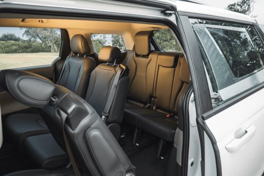 Sharp Shuttle mini van interior